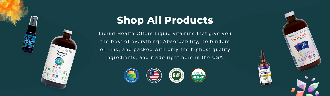 Shop Liquid Health All Liquid Vitamins and Supplements, Made in the USA