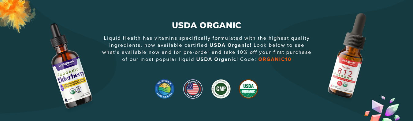 USDA Organic Vitamins and Supplements