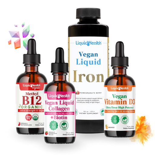 Vegan Liquid Daily Essentials Vitamin Kit