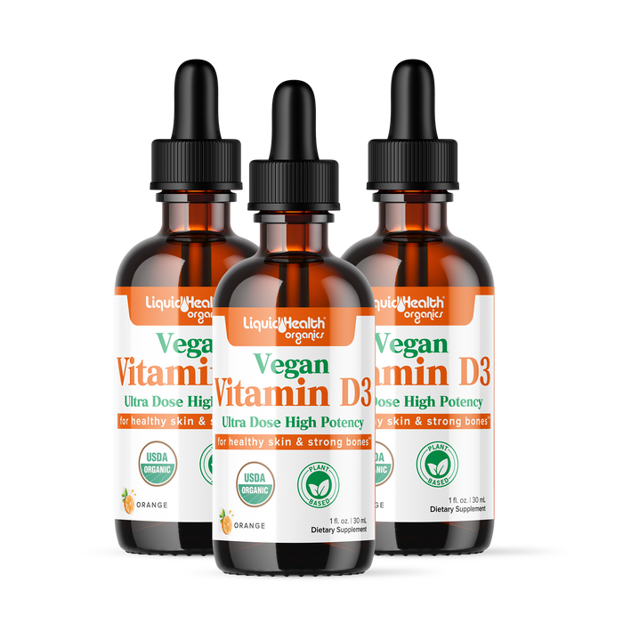 Organic Vegan Liquid Bariatric Vitamin D3 - Liquid Health 