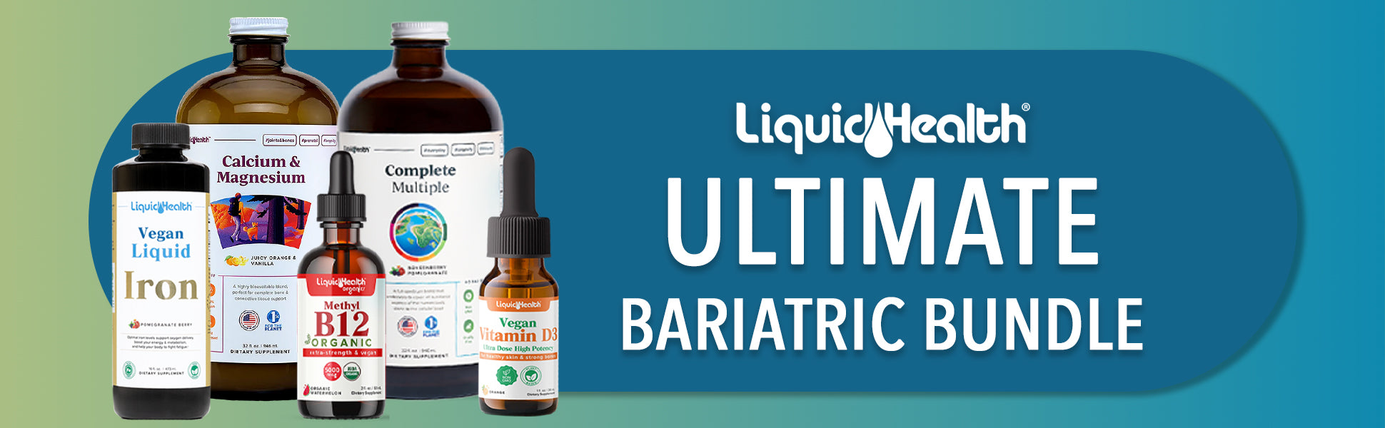 NEW! Ultimate Bariatric Liquid Vitamin Bundle - Liquid Health 