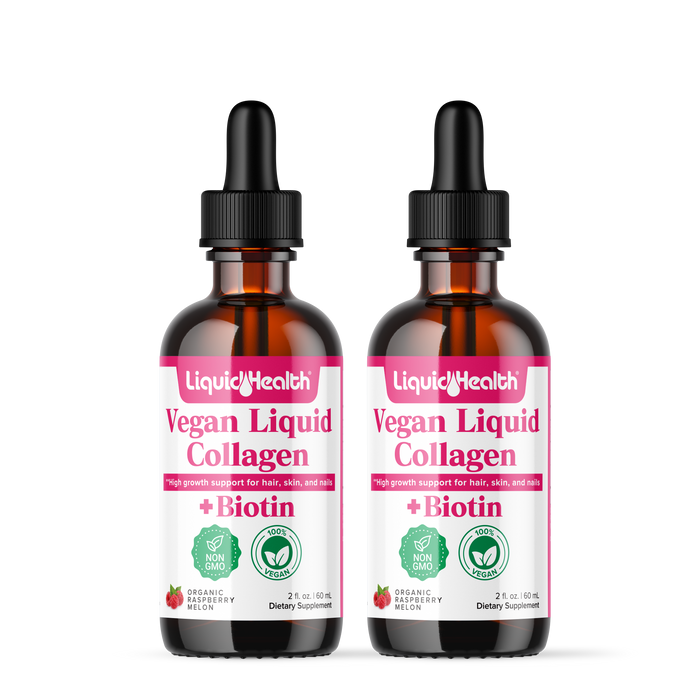 Vegan Bariatric Collagen Hair Growth Drops With Biotin - Liquid Health 