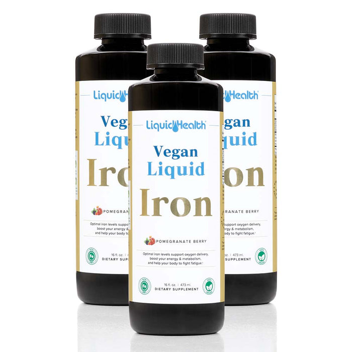 Vegan Liquid High Potency Bariatric Iron Supplement - Liquid Health 