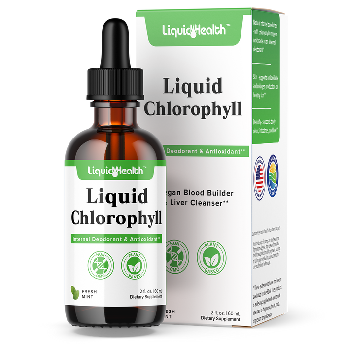 Liquid Chlorophyll Drops – Internal Deodorizer & Antioxidant